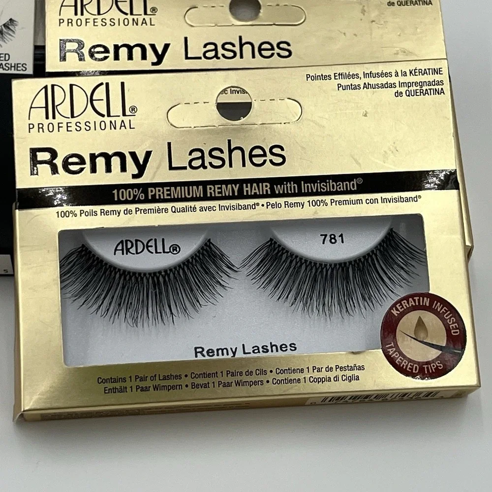 Ardell Professional False Eyelash Lot Lash Contour Remy Studio Effect Individual